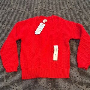 Classic Red Crew Neck Top